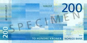 banknot, norwegia, korony